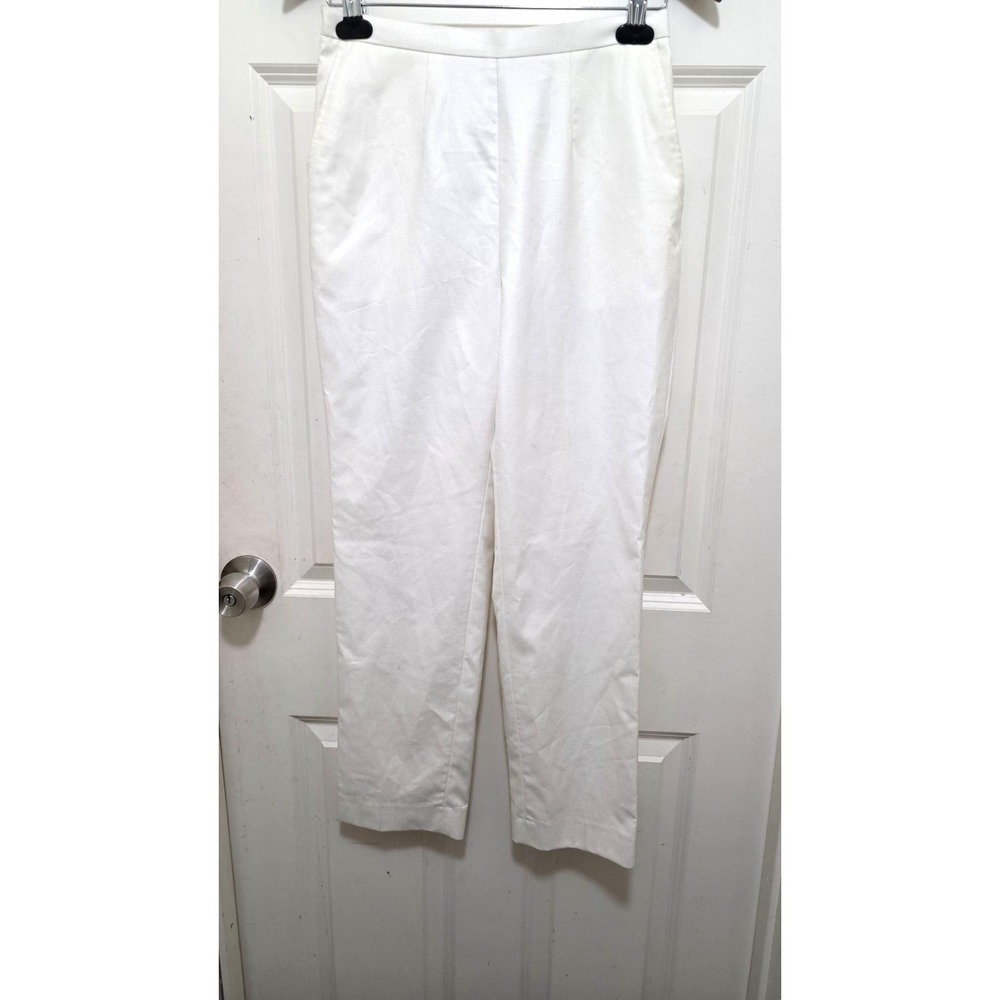 NWT The Tailory X BHLDN Women's Ivory Trousers Formal Dressing Office Pants Size